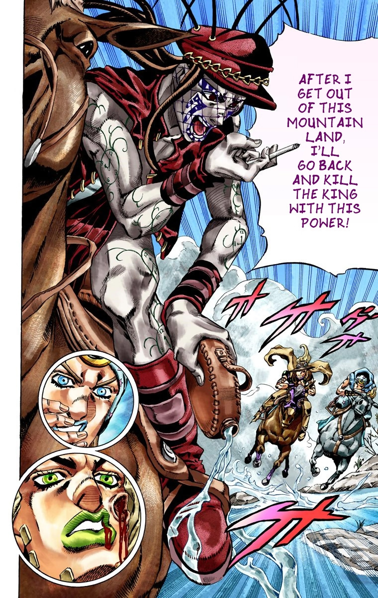 Jojo's Bizarre Adventure Part 7 - Steel Ball Run - Vol.4 Chapter 23: The Terrorist From A Far Off Country Part 2