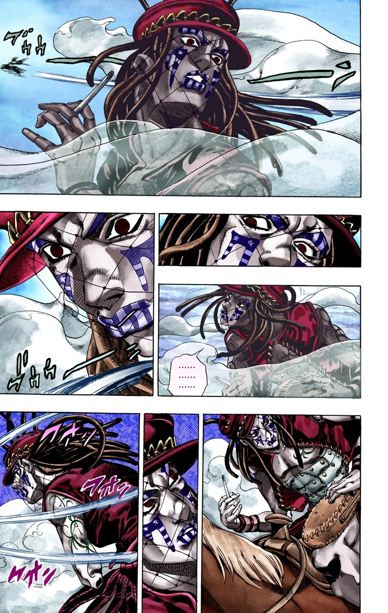 Jojo's Bizarre Adventure Part 7 - Steel Ball Run - Vol.4 Chapter 23: The Terrorist From A Far Off Country Part 2