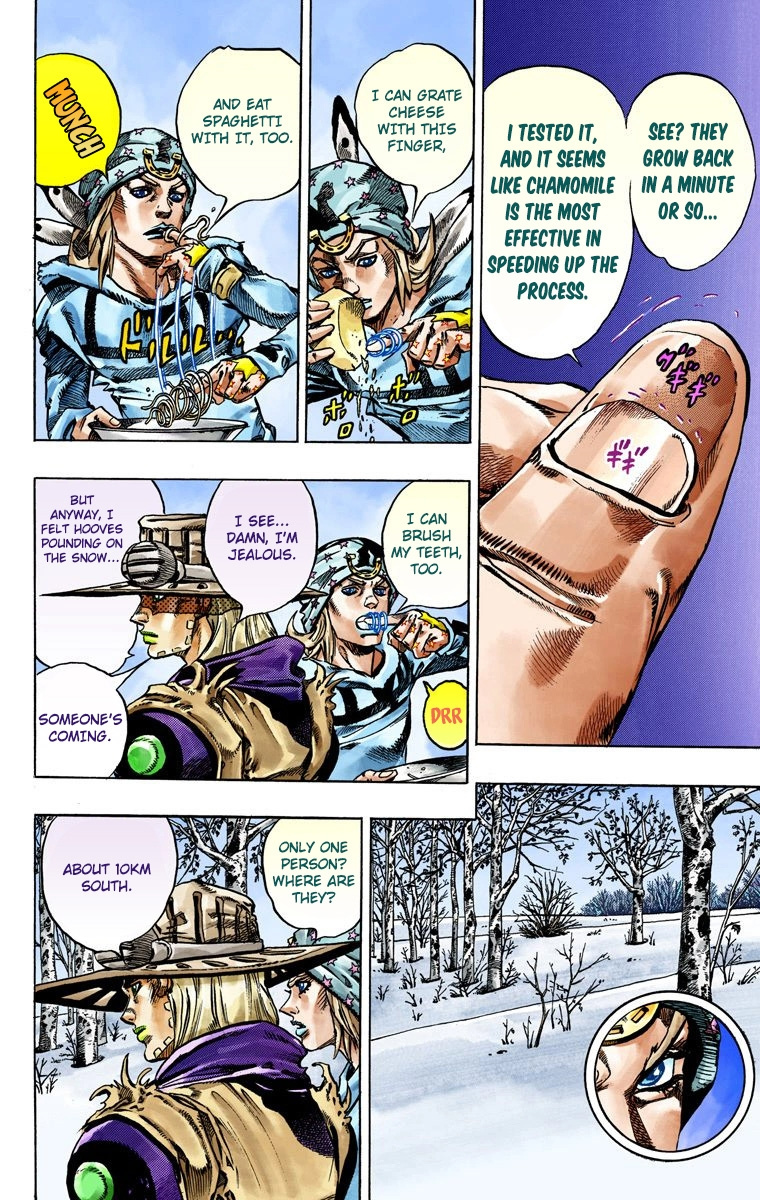 Jojo's Bizarre Adventure Part 7 - Steel Ball Run - Vol.11 Chapter 45: The Promised Land- Sugar Mountain Part 1