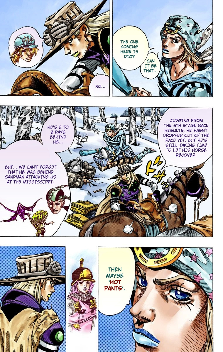 Jojo's Bizarre Adventure Part 7 - Steel Ball Run - Vol.11 Chapter 45: The Promised Land- Sugar Mountain Part 1