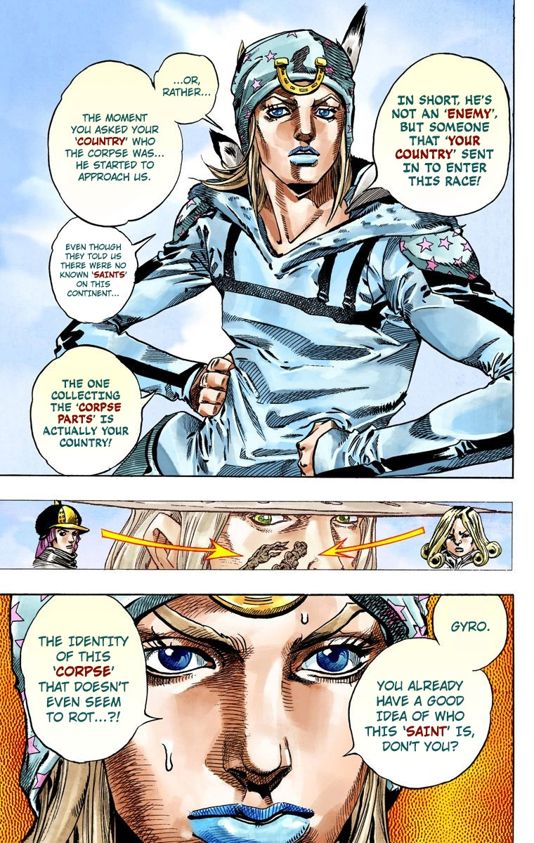 Jojo's Bizarre Adventure Part 7 - Steel Ball Run - Vol.11 Chapter 45: The Promised Land- Sugar Mountain Part 1