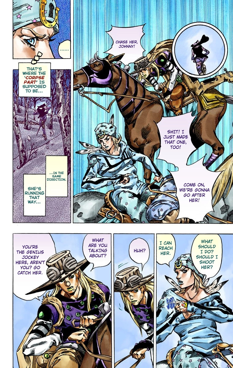 Jojo's Bizarre Adventure Part 7 - Steel Ball Run - Vol.11 Chapter 45: The Promised Land- Sugar Mountain Part 1