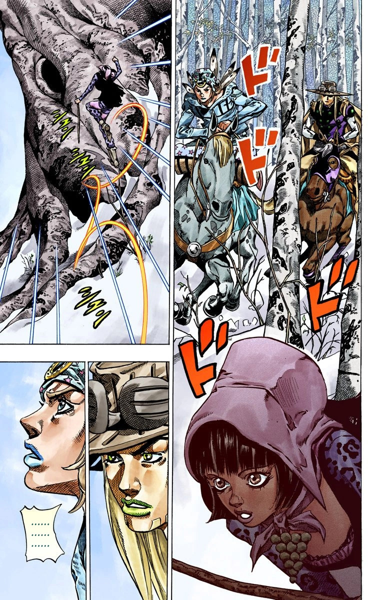 Jojo's Bizarre Adventure Part 7 - Steel Ball Run - Vol.11 Chapter 45: The Promised Land- Sugar Mountain Part 1