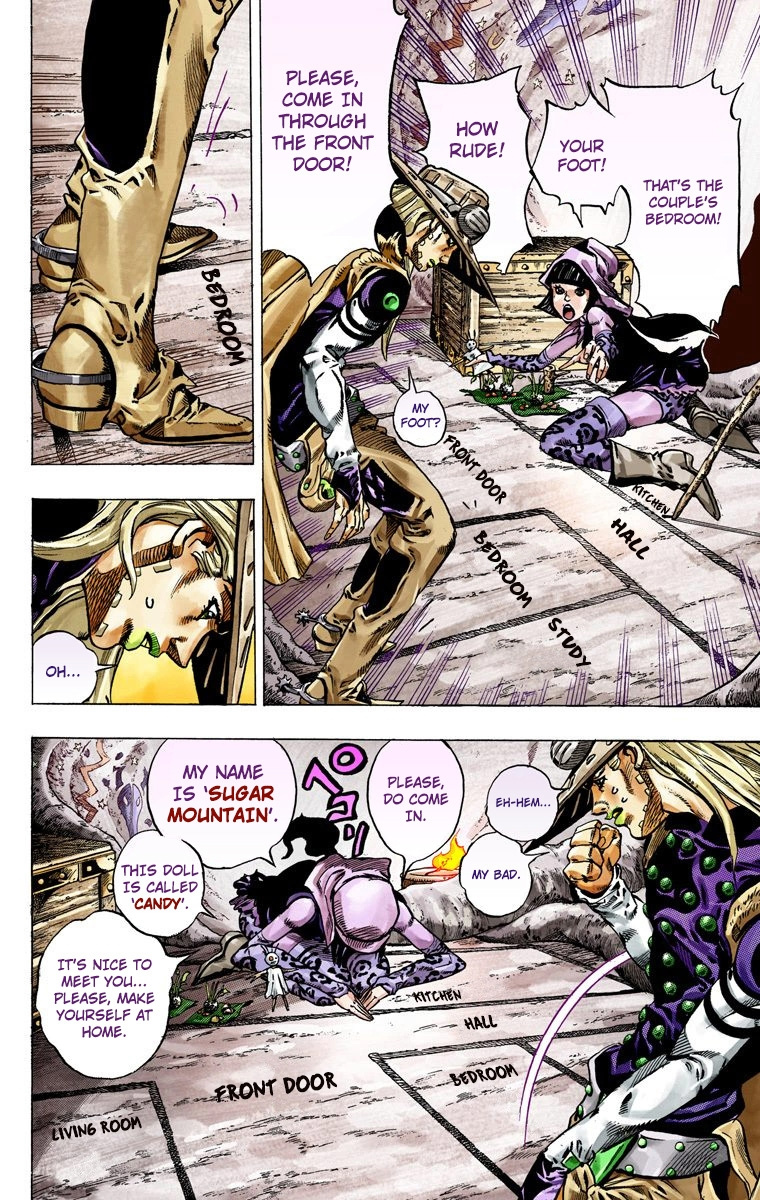 Jojo's Bizarre Adventure Part 7 - Steel Ball Run - Vol.11 Chapter 45: The Promised Land- Sugar Mountain Part 1