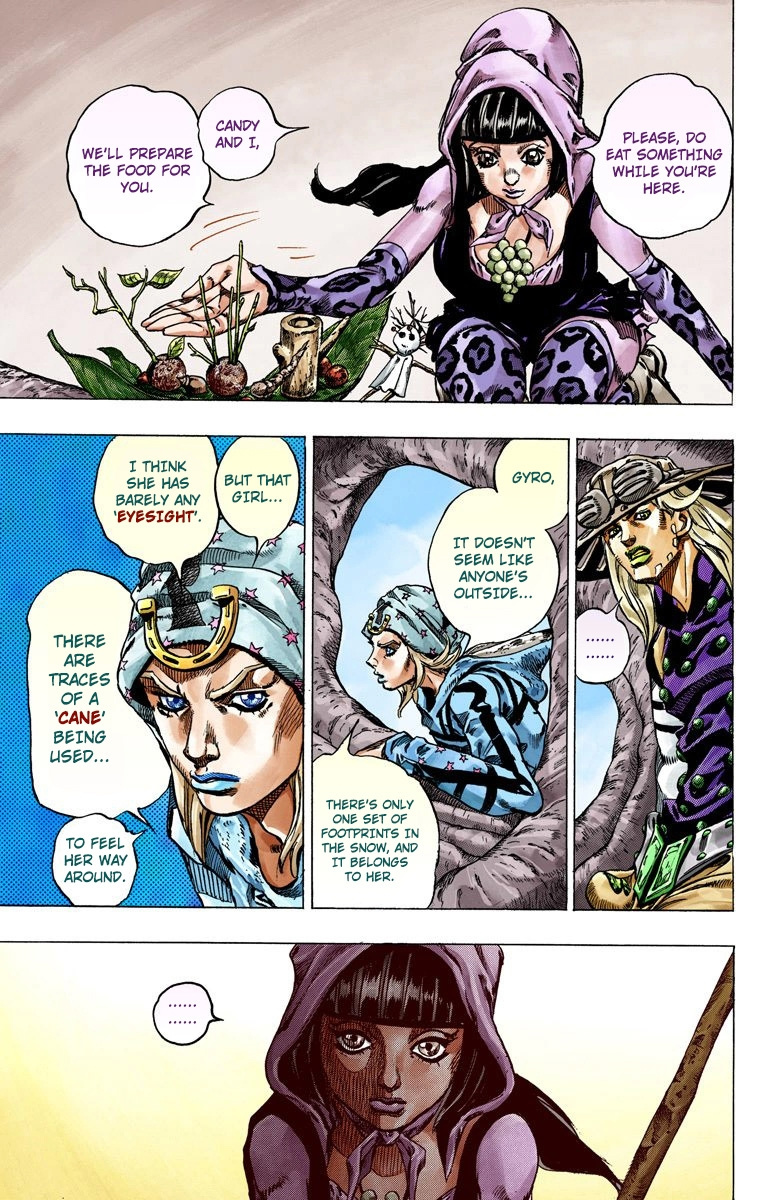 Jojo's Bizarre Adventure Part 7 - Steel Ball Run - Vol.11 Chapter 45: The Promised Land- Sugar Mountain Part 1