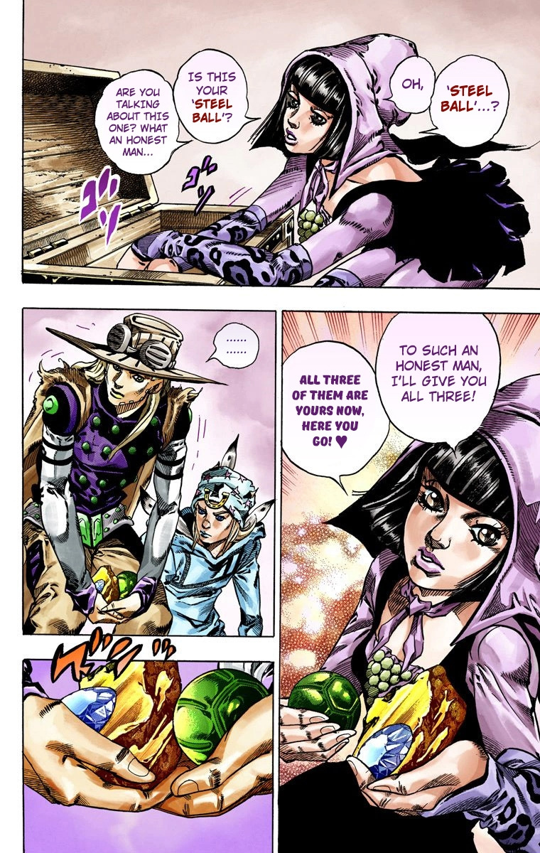 Jojo's Bizarre Adventure Part 7 - Steel Ball Run - Vol.11 Chapter 45: The Promised Land- Sugar Mountain Part 1