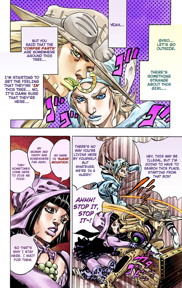 Jojo's Bizarre Adventure Part 7 - Steel Ball Run - Vol.11 Chapter 45: The Promised Land- Sugar Mountain Part 1