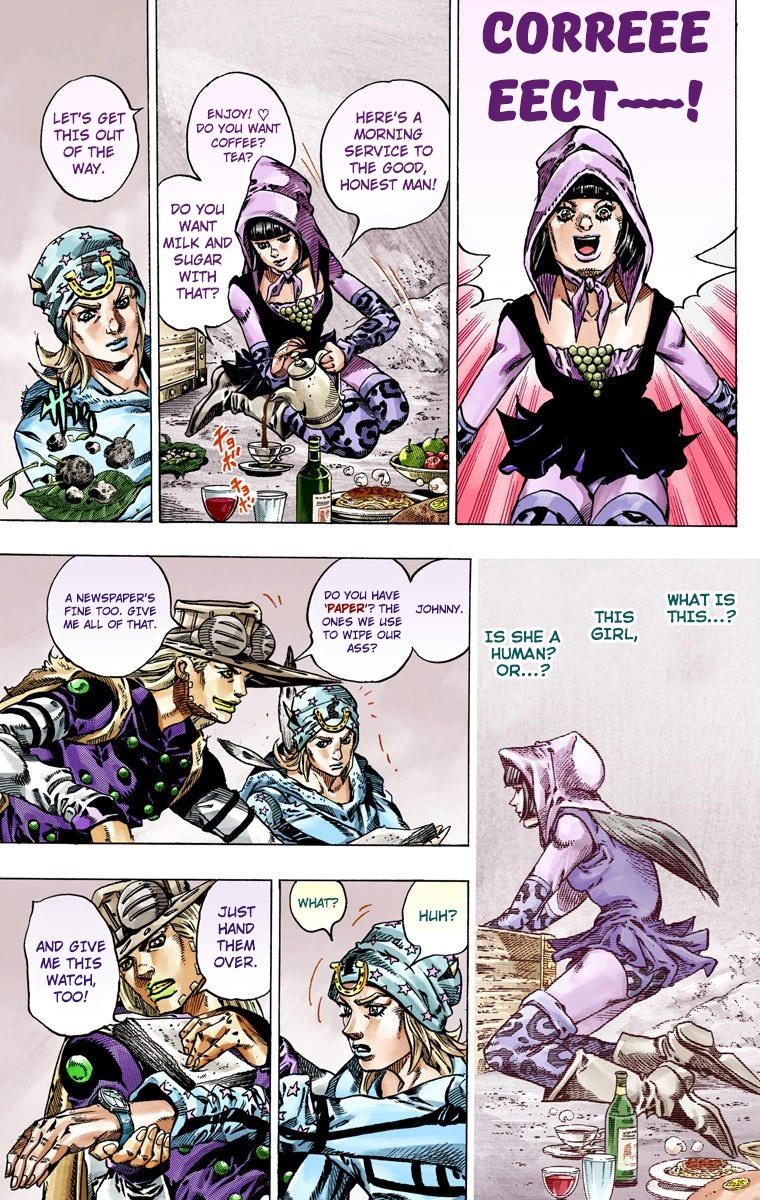 Jojo's Bizarre Adventure Part 7 - Steel Ball Run - Vol.11 Chapter 45: The Promised Land- Sugar Mountain Part 1