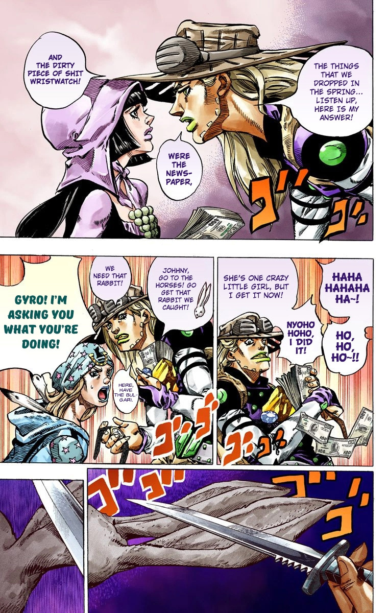 Jojo's Bizarre Adventure Part 7 - Steel Ball Run - Vol.11 Chapter 45: The Promised Land- Sugar Mountain Part 1