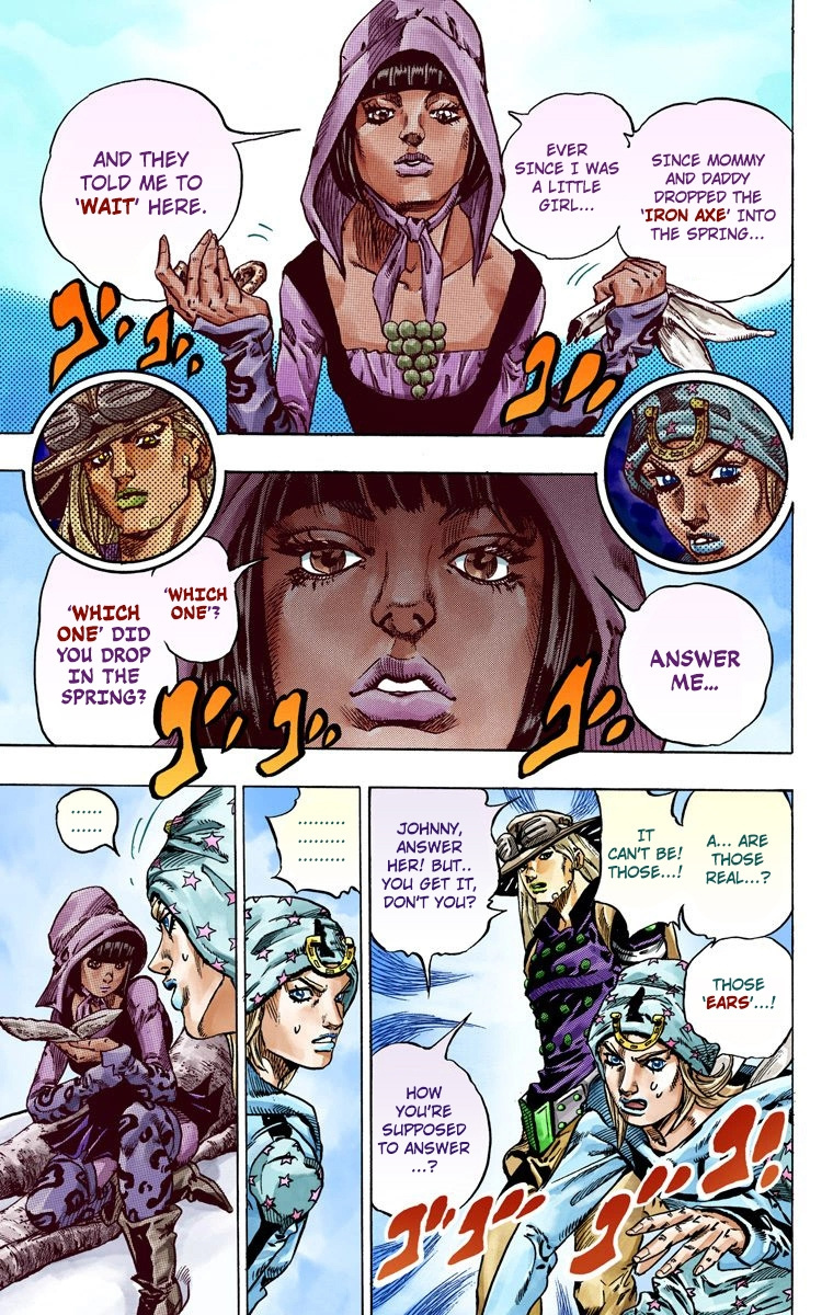 Jojo's Bizarre Adventure Part 7 - Steel Ball Run - Vol.11 Chapter 45: The Promised Land- Sugar Mountain Part 1