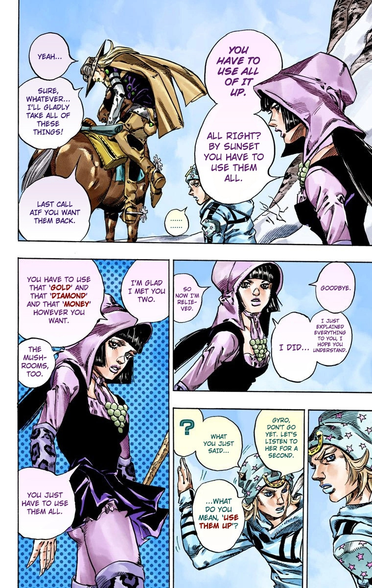 Jojo's Bizarre Adventure Part 7 - Steel Ball Run - Vol.11 Chapter 45: The Promised Land- Sugar Mountain Part 1