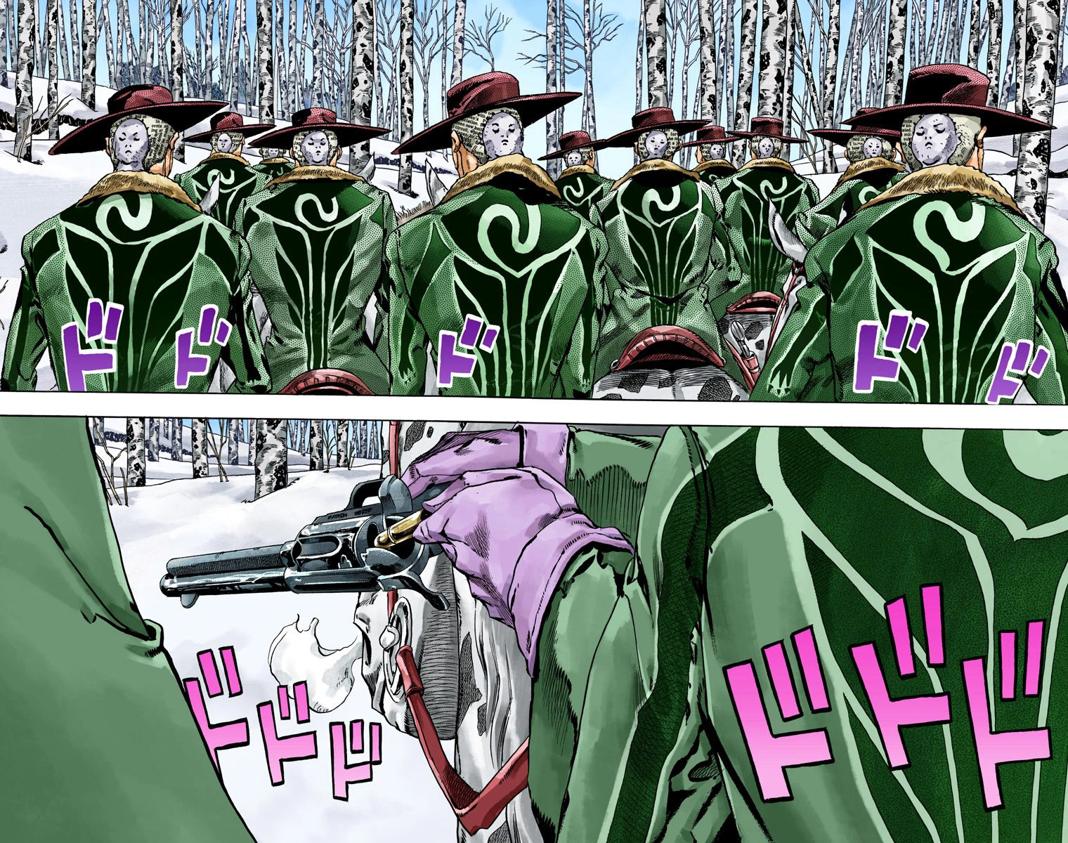 Jojo's Bizarre Adventure Part 7 - Steel Ball Run - Vol.11 Chapter 45: The Promised Land- Sugar Mountain Part 1