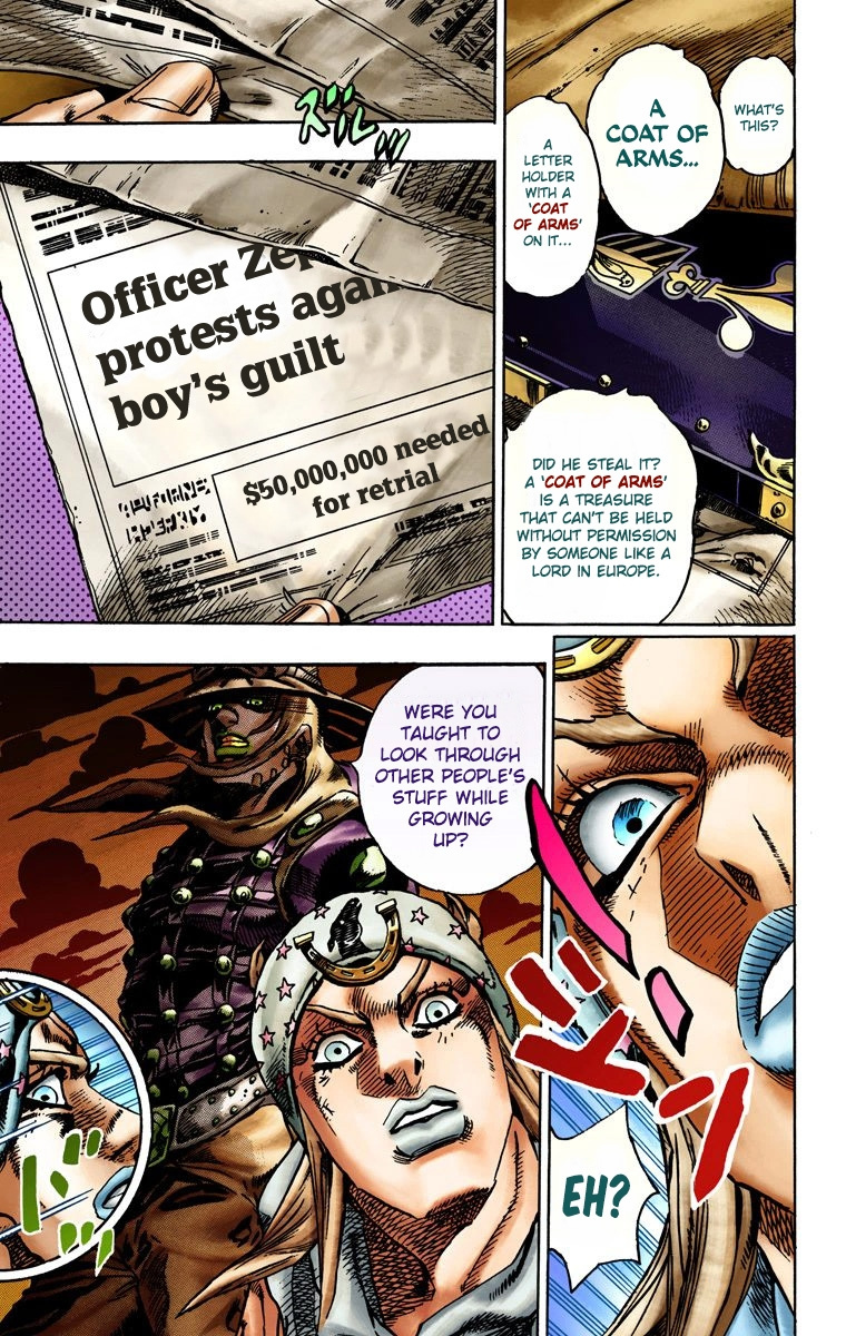 Jojo's Bizarre Adventure Part 7 - Steel Ball Run - Vol.3 Chapter 15: The Desert Born Outlaws Part 1