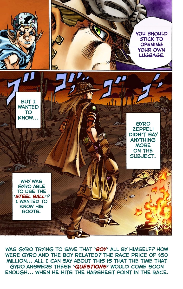 Jojo's Bizarre Adventure Part 7 - Steel Ball Run - Vol.3 Chapter 15: The Desert Born Outlaws Part 1