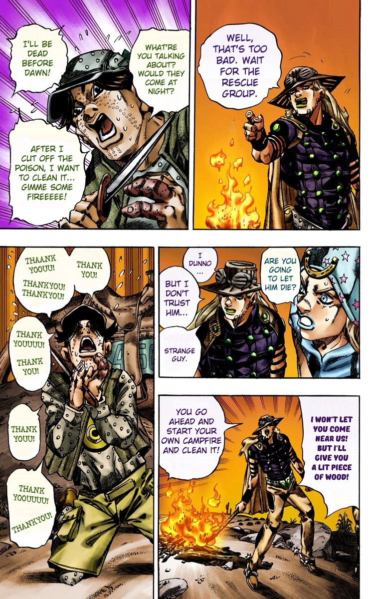 Jojo's Bizarre Adventure Part 7 - Steel Ball Run - Vol.3 Chapter 15: The Desert Born Outlaws Part 1