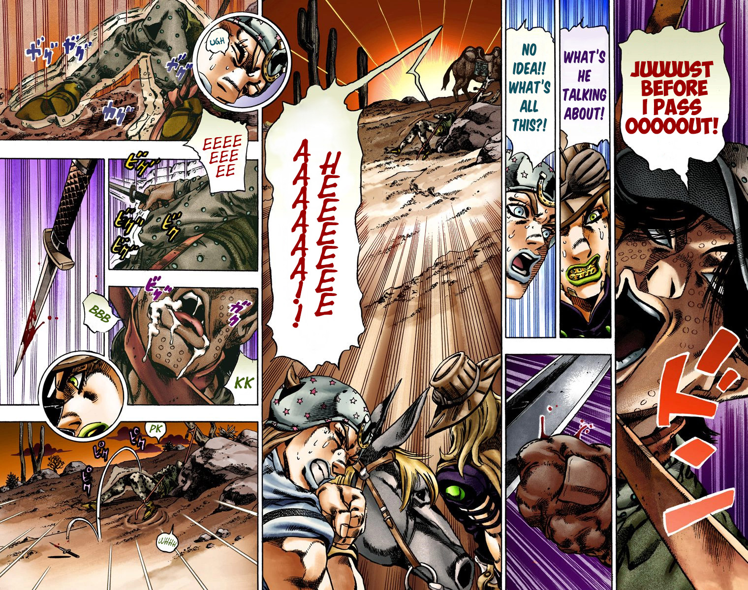 Jojo's Bizarre Adventure Part 7 - Steel Ball Run - Vol.3 Chapter 15: The Desert Born Outlaws Part 1