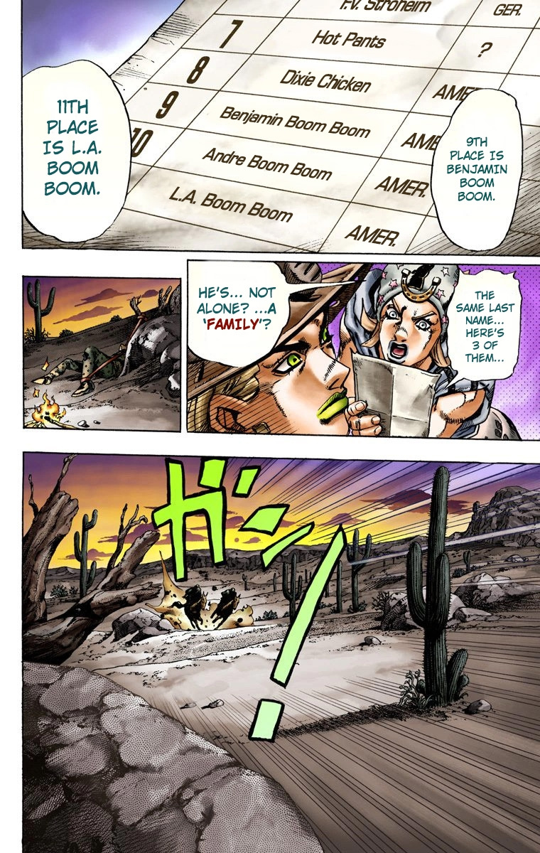 Jojo's Bizarre Adventure Part 7 - Steel Ball Run - Vol.3 Chapter 15: The Desert Born Outlaws Part 1