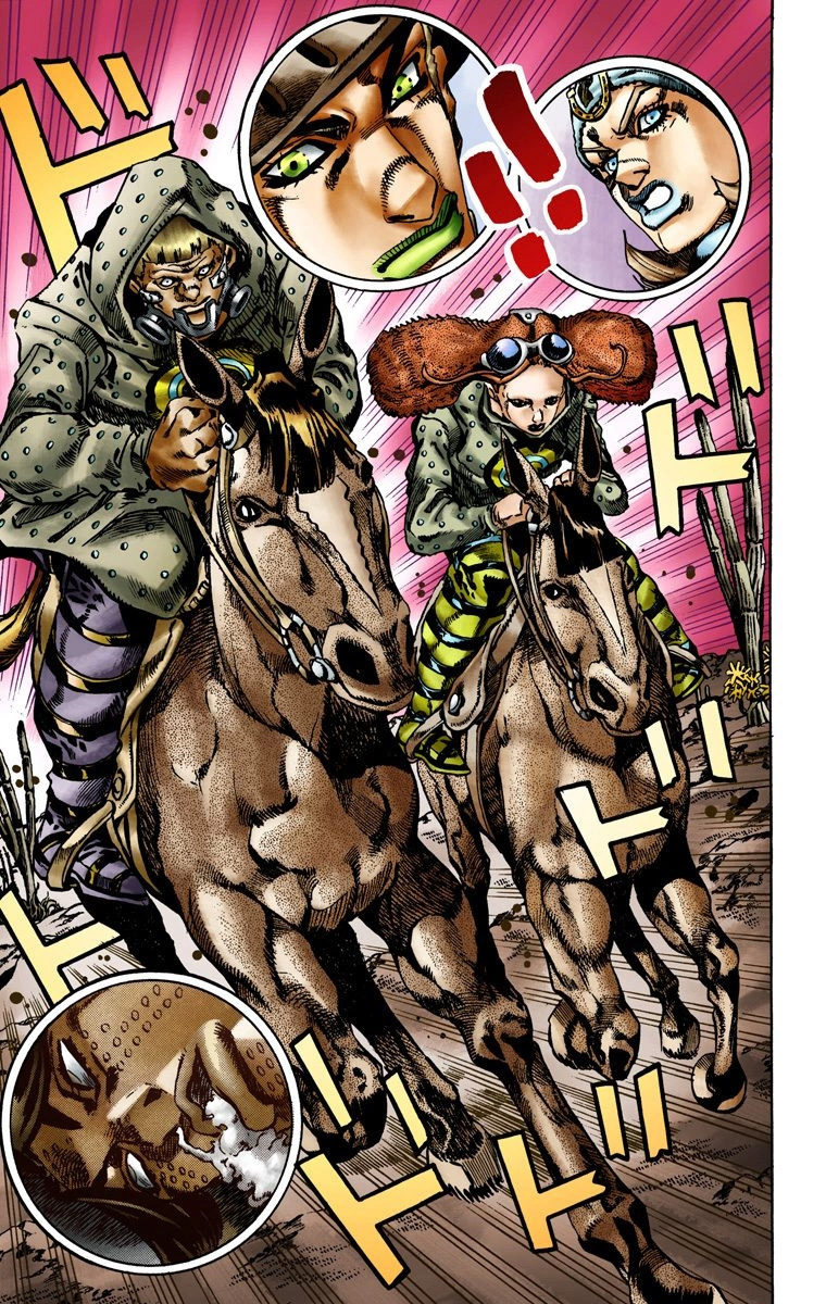 Jojo's Bizarre Adventure Part 7 - Steel Ball Run - Vol.3 Chapter 15: The Desert Born Outlaws Part 1