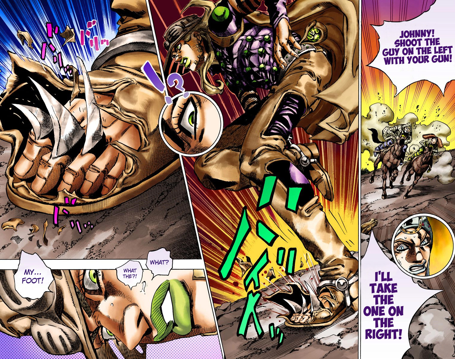 Jojo's Bizarre Adventure Part 7 - Steel Ball Run - Vol.3 Chapter 15: The Desert Born Outlaws Part 1