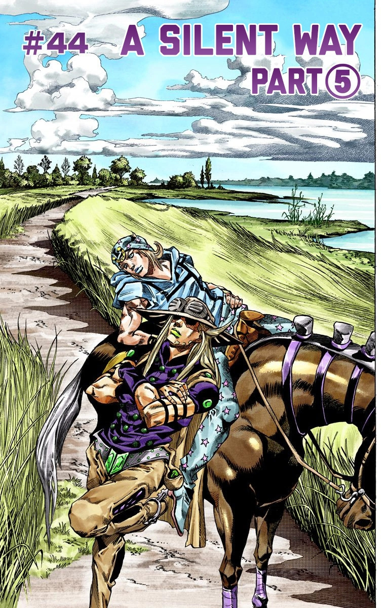 Jojo's Bizarre Adventure Part 7 - Steel Ball Run - Vol.11 Chapter 44: A Silent Way Part 5