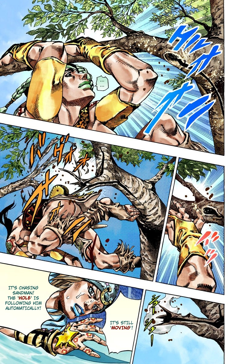 Jojo's Bizarre Adventure Part 7 - Steel Ball Run - Vol.11 Chapter 44: A Silent Way Part 5