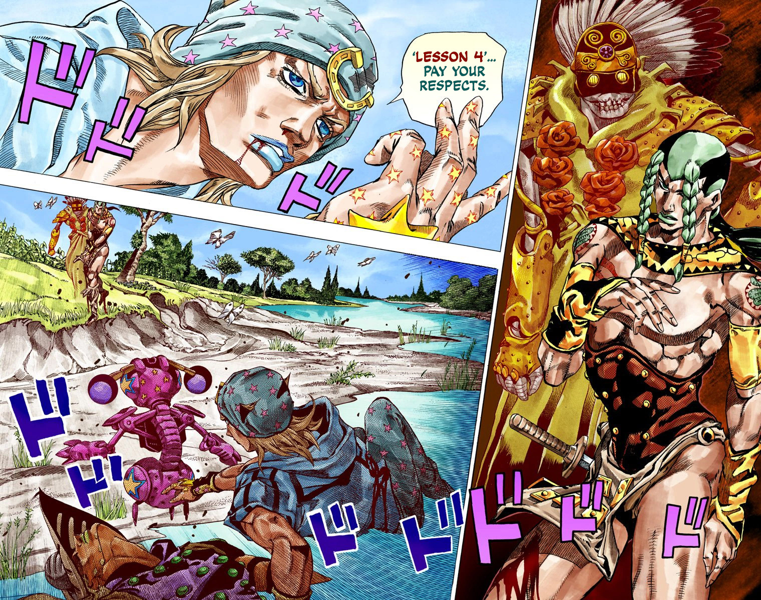 Jojo's Bizarre Adventure Part 7 - Steel Ball Run - Vol.11 Chapter 44: A Silent Way Part 5