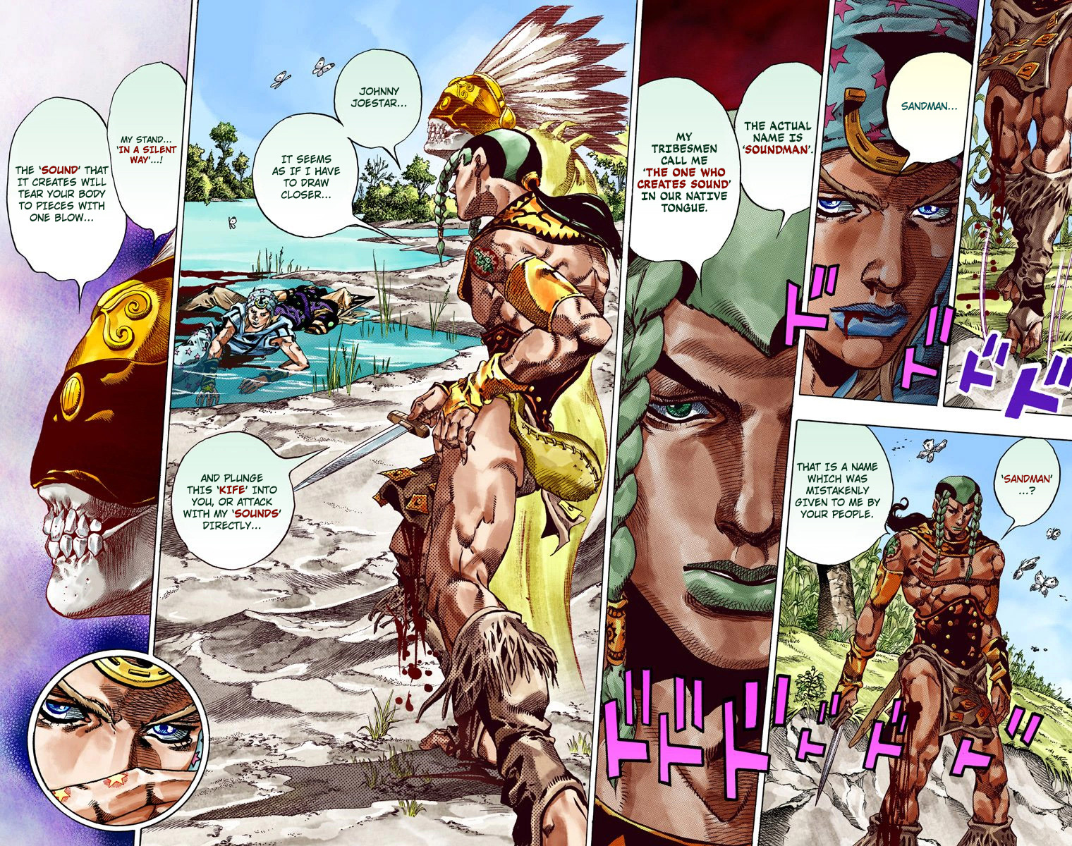 Jojo's Bizarre Adventure Part 7 - Steel Ball Run - Vol.11 Chapter 44: A Silent Way Part 5