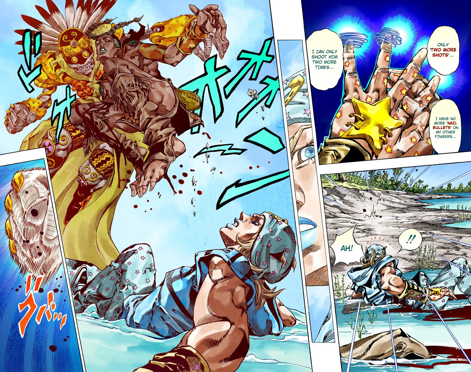 Jojo's Bizarre Adventure Part 7 - Steel Ball Run - Vol.11 Chapter 44: A Silent Way Part 5