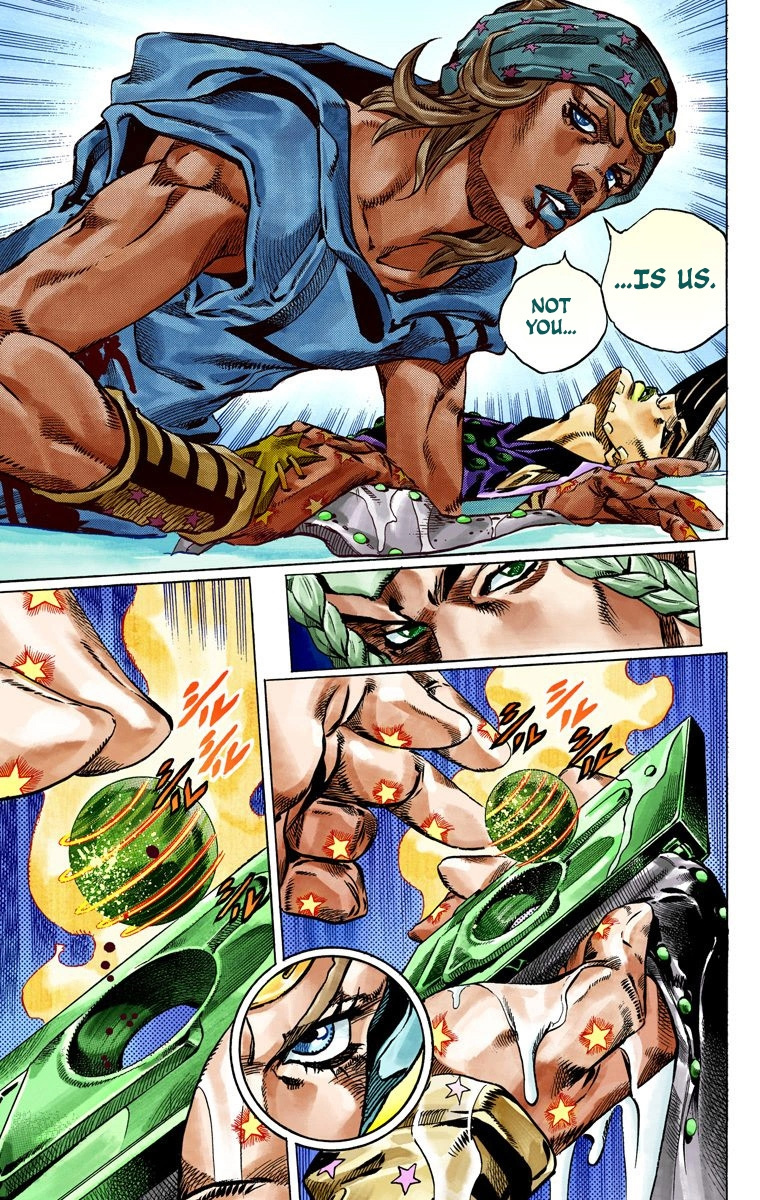 Jojo's Bizarre Adventure Part 7 - Steel Ball Run - Vol.11 Chapter 44: A Silent Way Part 5