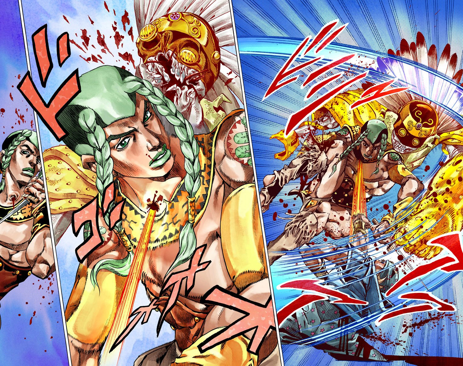 Jojo's Bizarre Adventure Part 7 - Steel Ball Run - Vol.11 Chapter 44: A Silent Way Part 5