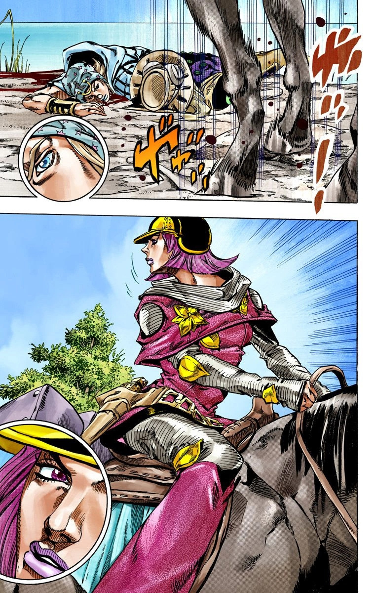 Jojo's Bizarre Adventure Part 7 - Steel Ball Run - Vol.11 Chapter 44: A Silent Way Part 5