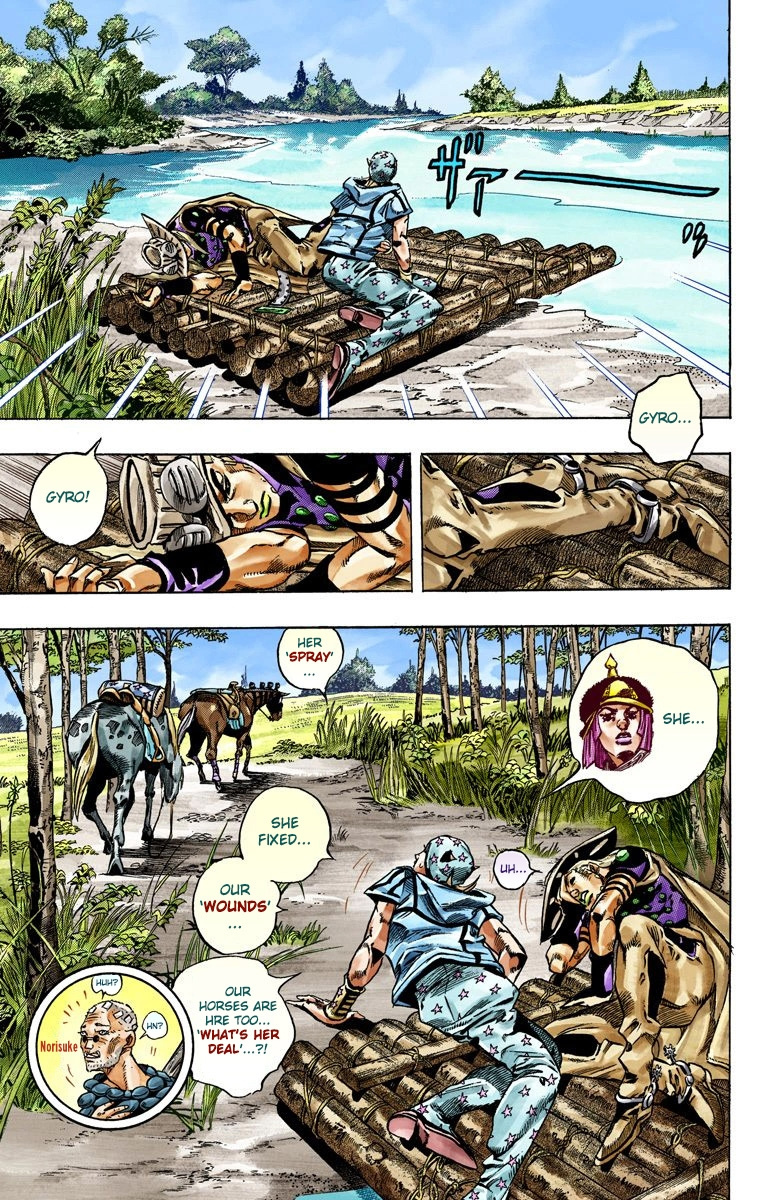 Jojo's Bizarre Adventure Part 7 - Steel Ball Run - Vol.11 Chapter 44: A Silent Way Part 5