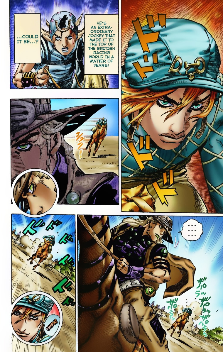 Jojo's Bizarre Adventure Part 7 - Steel Ball Run - Vol.2 Chapter 6: The Dried-Up River - Diego Brando