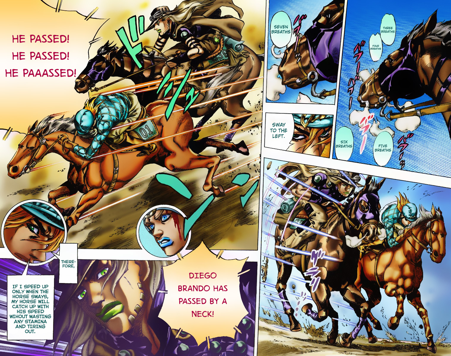 Jojo's Bizarre Adventure Part 7 - Steel Ball Run - Vol.2 Chapter 6: The Dried-Up River - Diego Brando