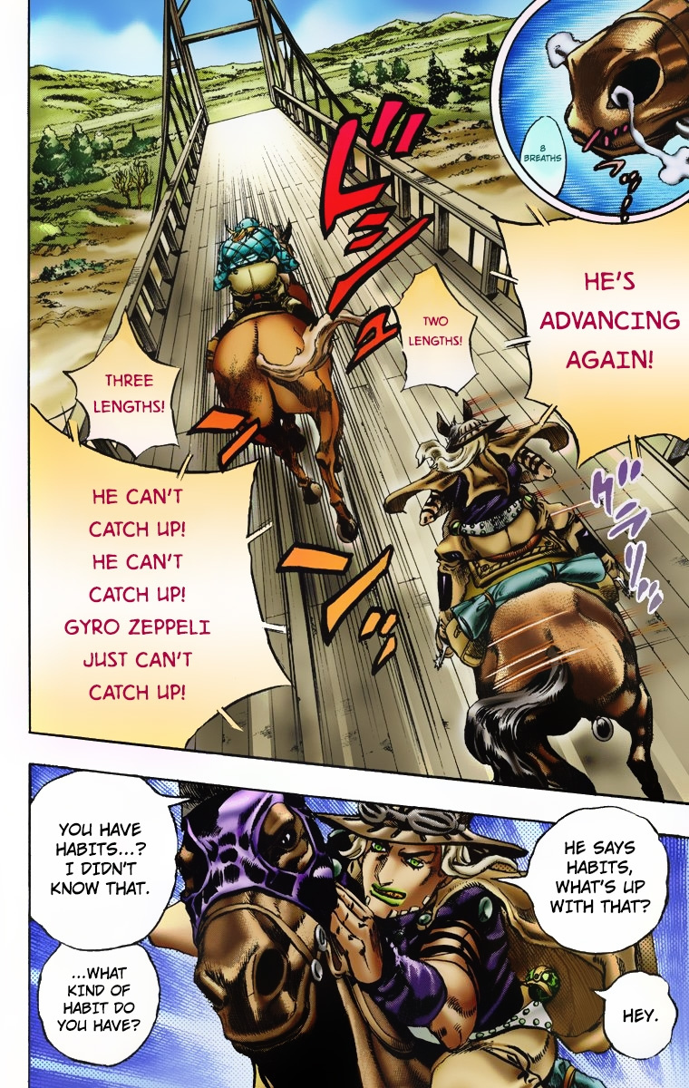 Jojo's Bizarre Adventure Part 7 - Steel Ball Run - Vol.2 Chapter 6: The Dried-Up River - Diego Brando