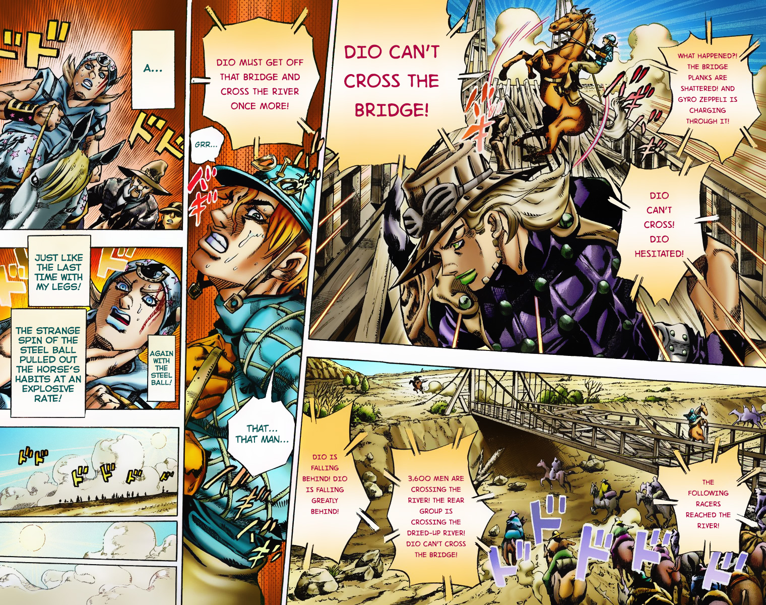 Jojo's Bizarre Adventure Part 7 - Steel Ball Run - Vol.2 Chapter 6: The Dried-Up River - Diego Brando