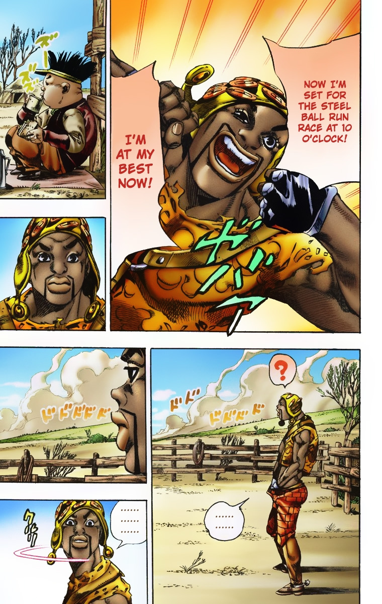 Jojo's Bizarre Adventure Part 7 - Steel Ball Run - Vol.2 Chapter 6: The Dried-Up River - Diego Brando