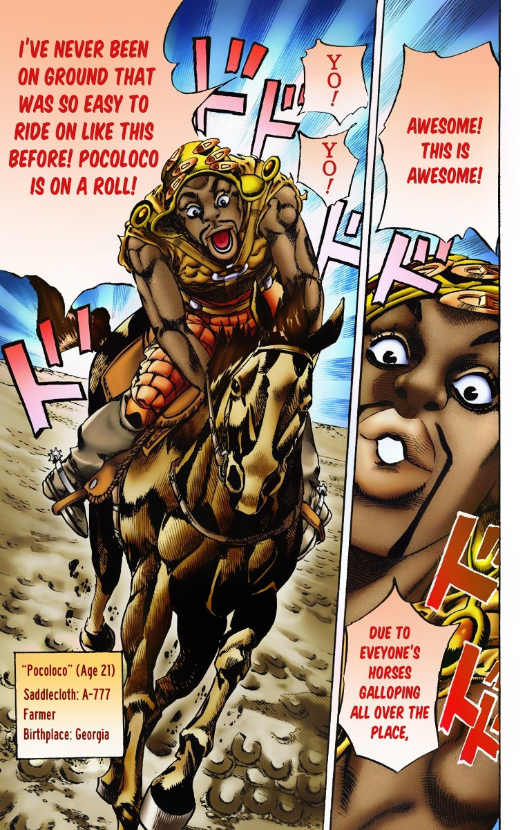 Jojo's Bizarre Adventure Part 7 - Steel Ball Run - Vol.2 Chapter 6: The Dried-Up River - Diego Brando