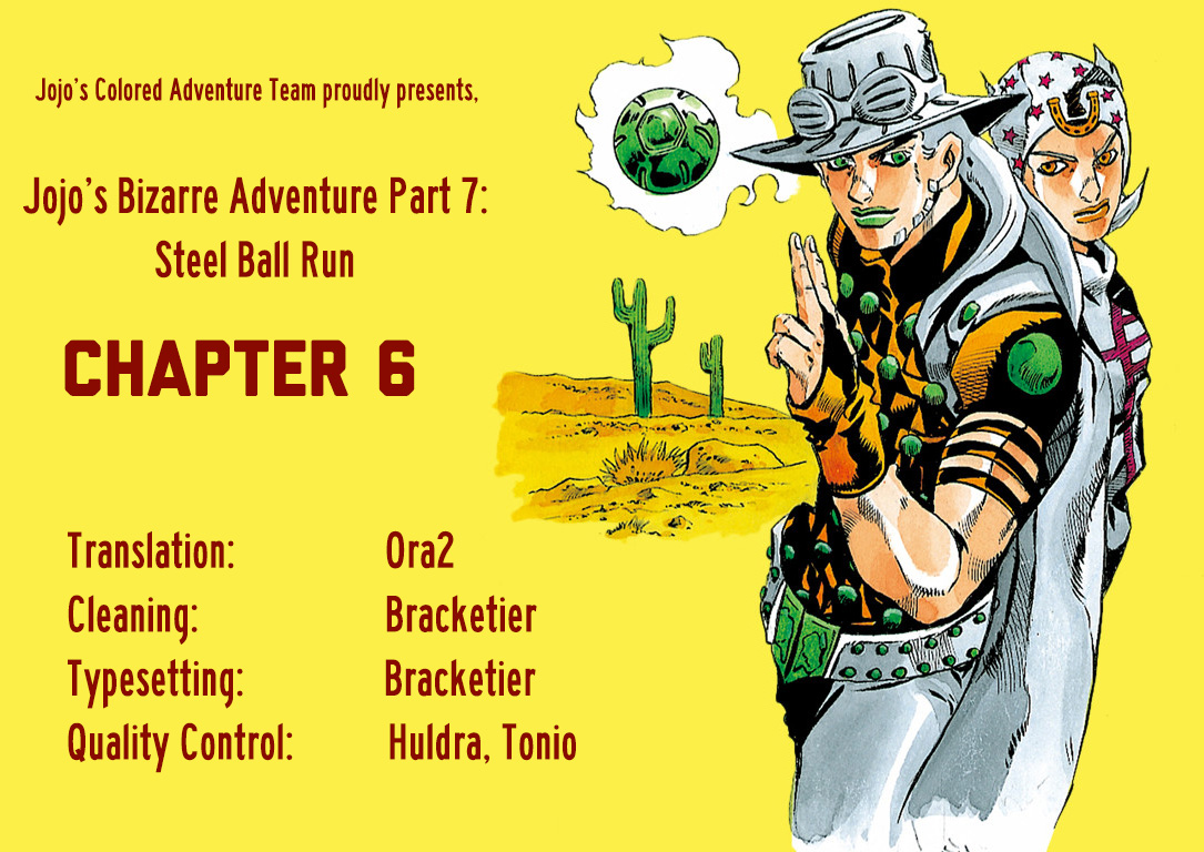 Jojo's Bizarre Adventure Part 7 - Steel Ball Run - Vol.2 Chapter 6: The Dried-Up River - Diego Brando