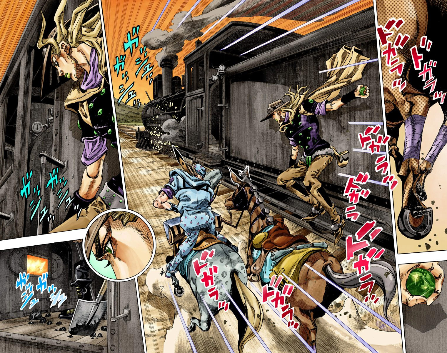 Jojo's Bizarre Adventure Part 7 - Steel Ball Run - Vol.20 Chapter 78: D4C Part 11 -Love Train-