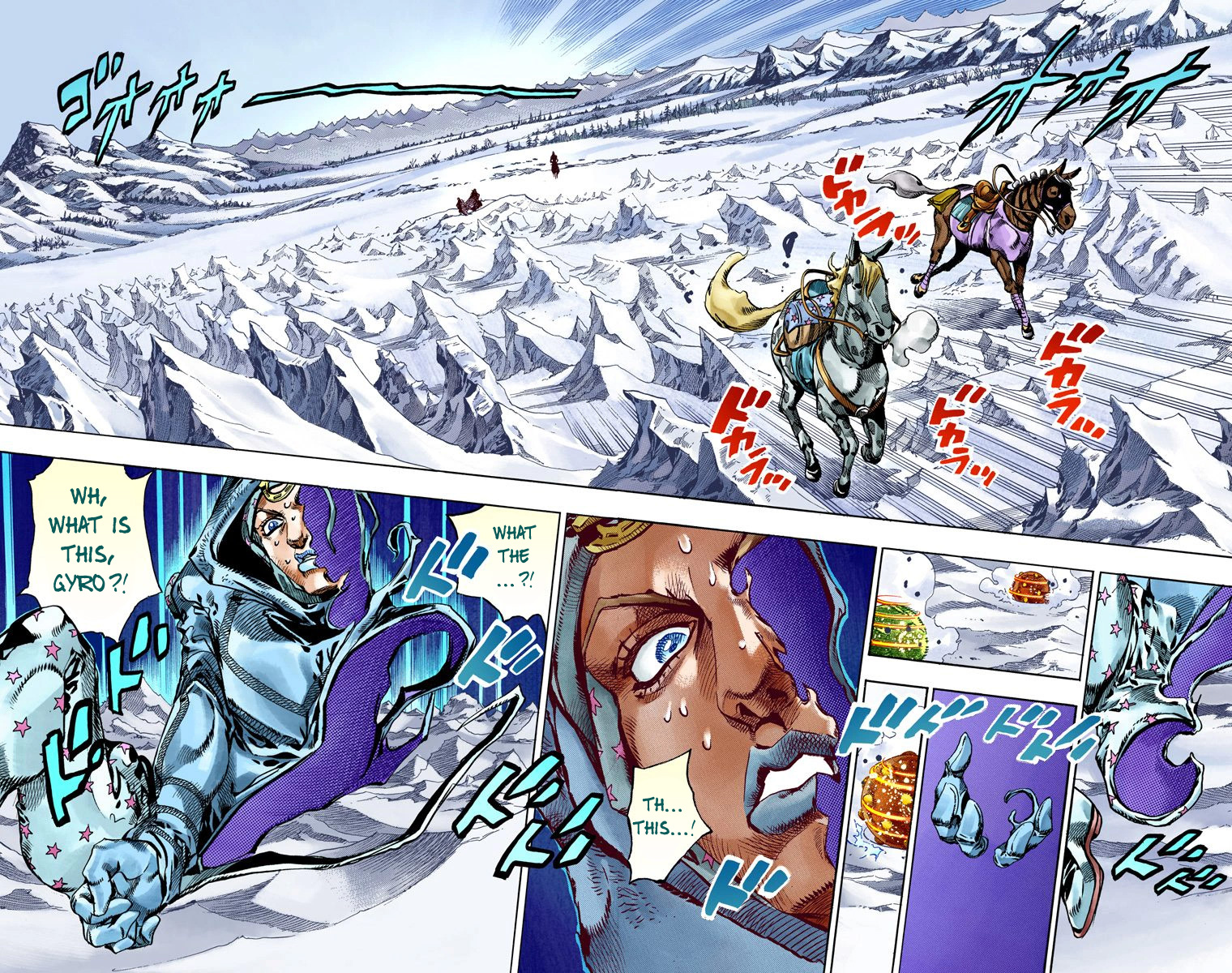 Jojo's Bizarre Adventure Part 7 - Steel Ball Run - Vol.14 Chapter 52: Wrecking Ball Part 2