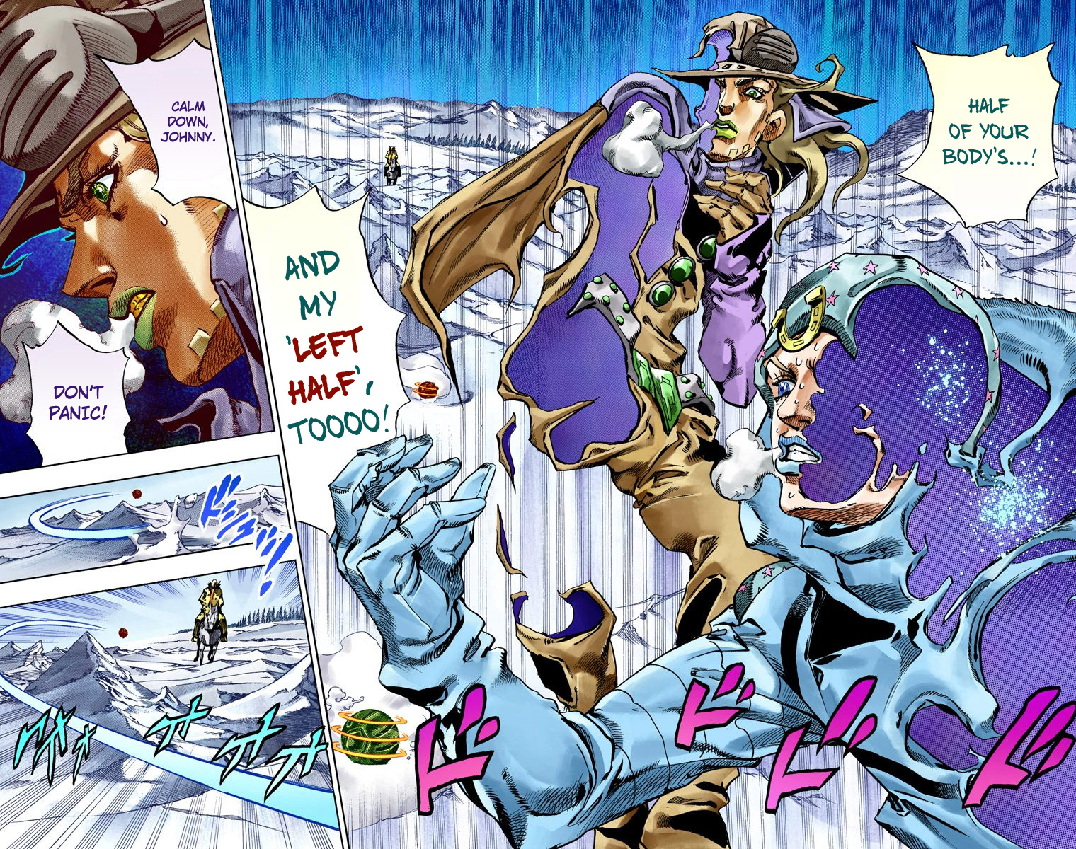 Jojo's Bizarre Adventure Part 7 - Steel Ball Run - Vol.14 Chapter 52: Wrecking Ball Part 2