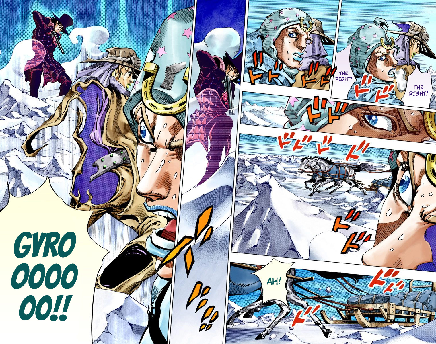 Jojo's Bizarre Adventure Part 7 - Steel Ball Run - Vol.14 Chapter 52: Wrecking Ball Part 2