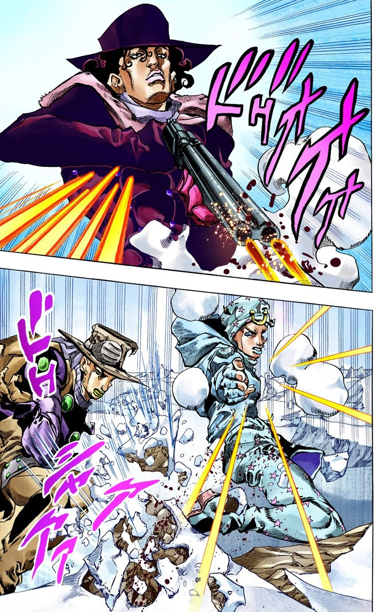 Jojo's Bizarre Adventure Part 7 - Steel Ball Run - Vol.14 Chapter 52: Wrecking Ball Part 2