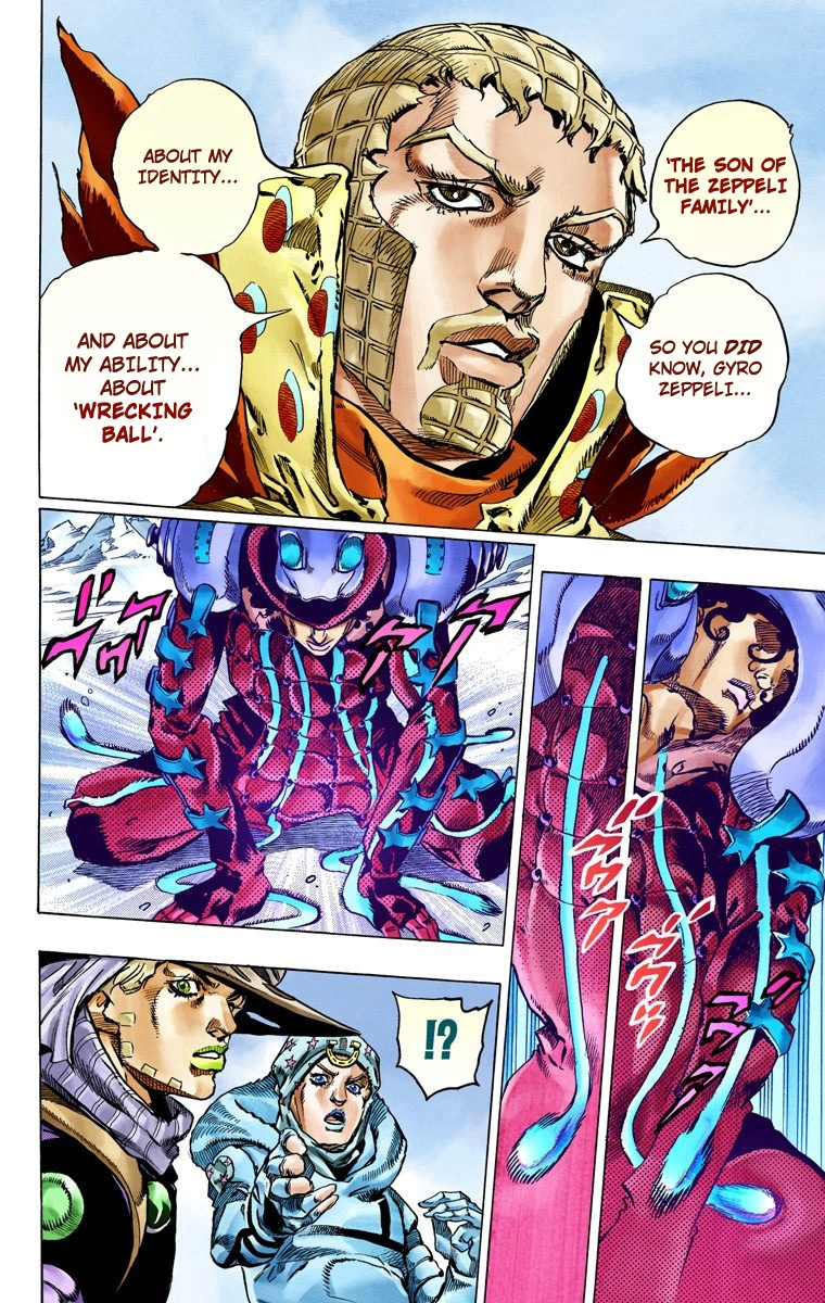 Jojo's Bizarre Adventure Part 7 - Steel Ball Run - Vol.14 Chapter 52: Wrecking Ball Part 2