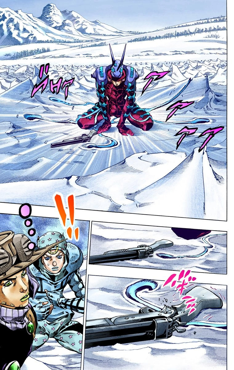 Jojo's Bizarre Adventure Part 7 - Steel Ball Run - Vol.14 Chapter 52: Wrecking Ball Part 2