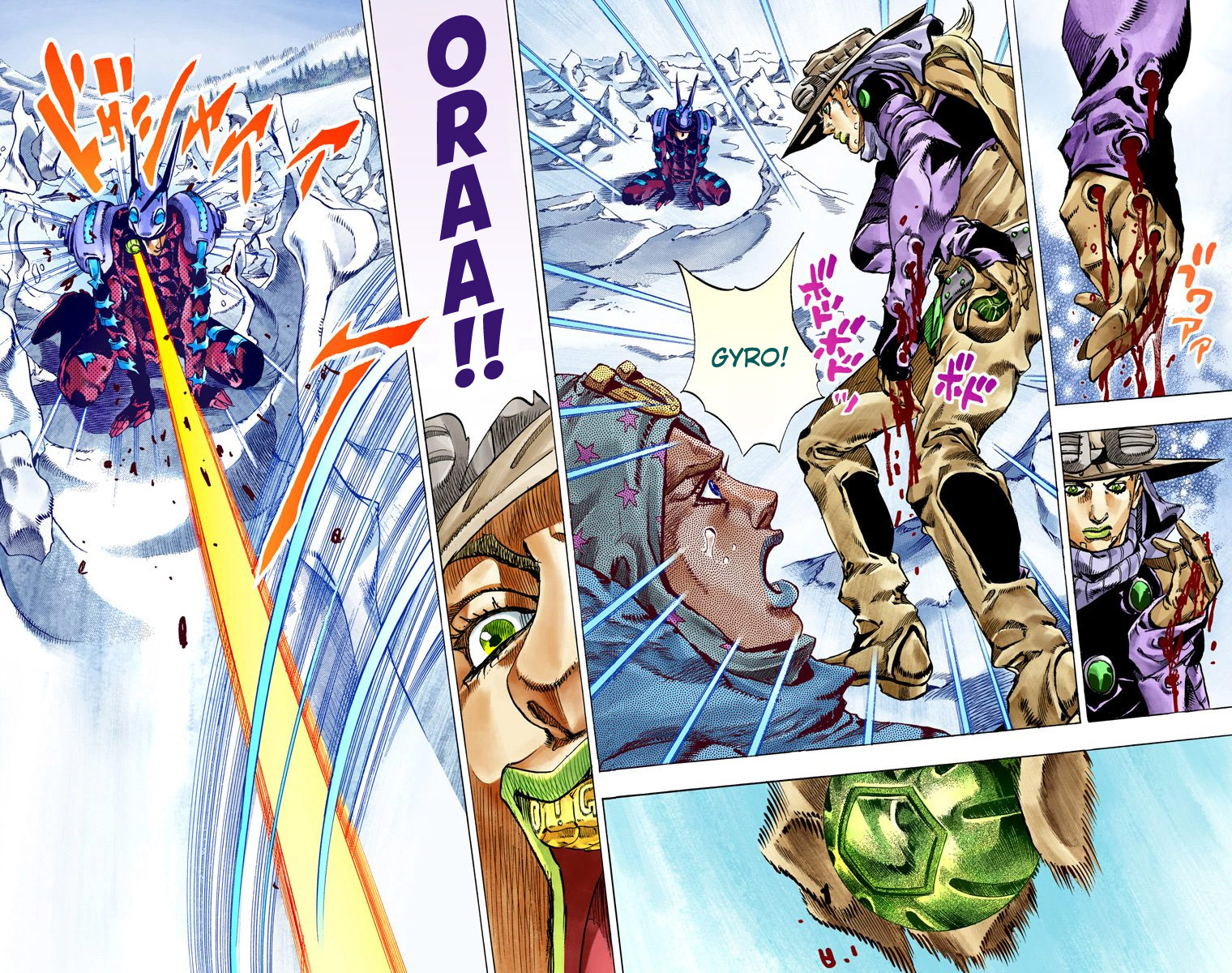 Jojo's Bizarre Adventure Part 7 - Steel Ball Run - Vol.14 Chapter 52: Wrecking Ball Part 2