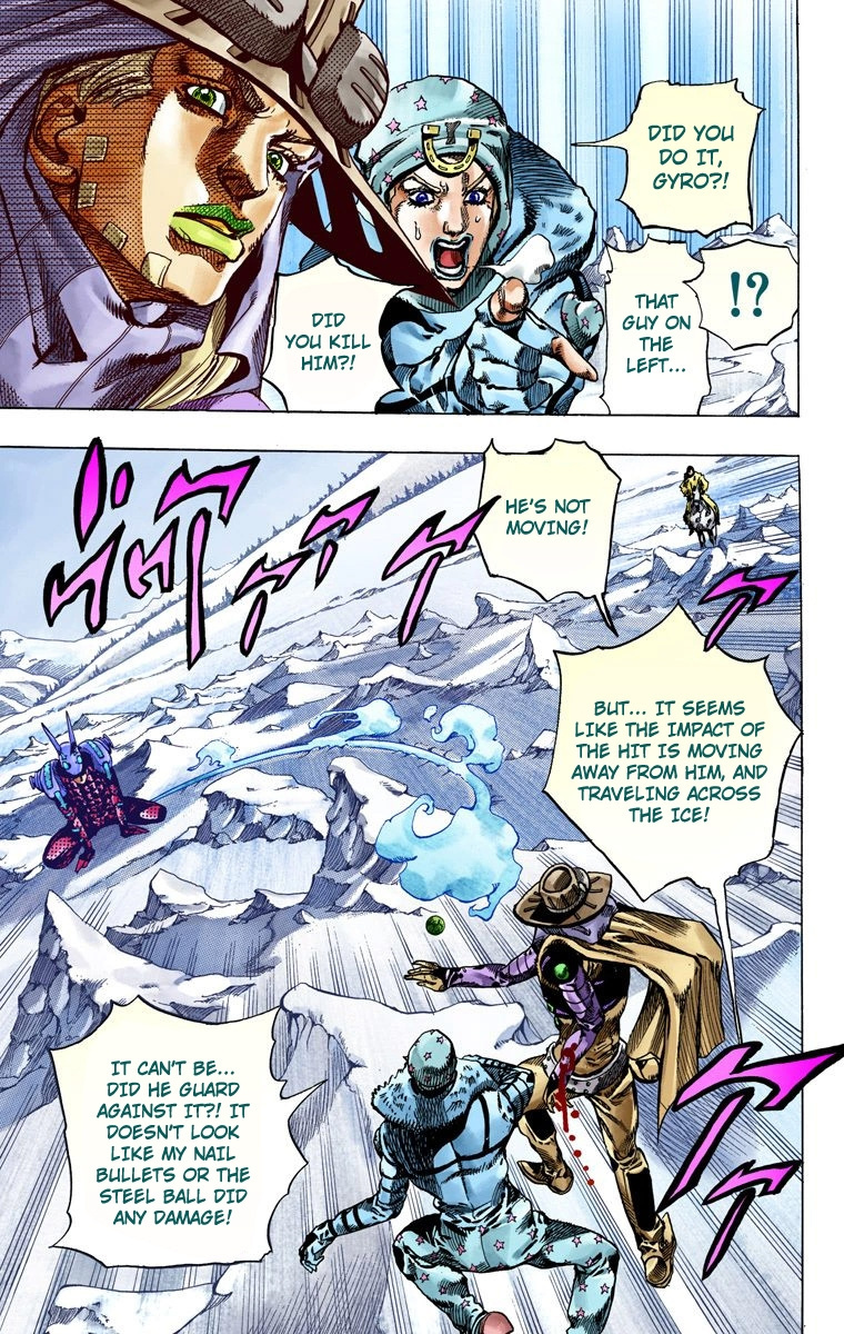 Jojo's Bizarre Adventure Part 7 - Steel Ball Run - Vol.14 Chapter 52: Wrecking Ball Part 2