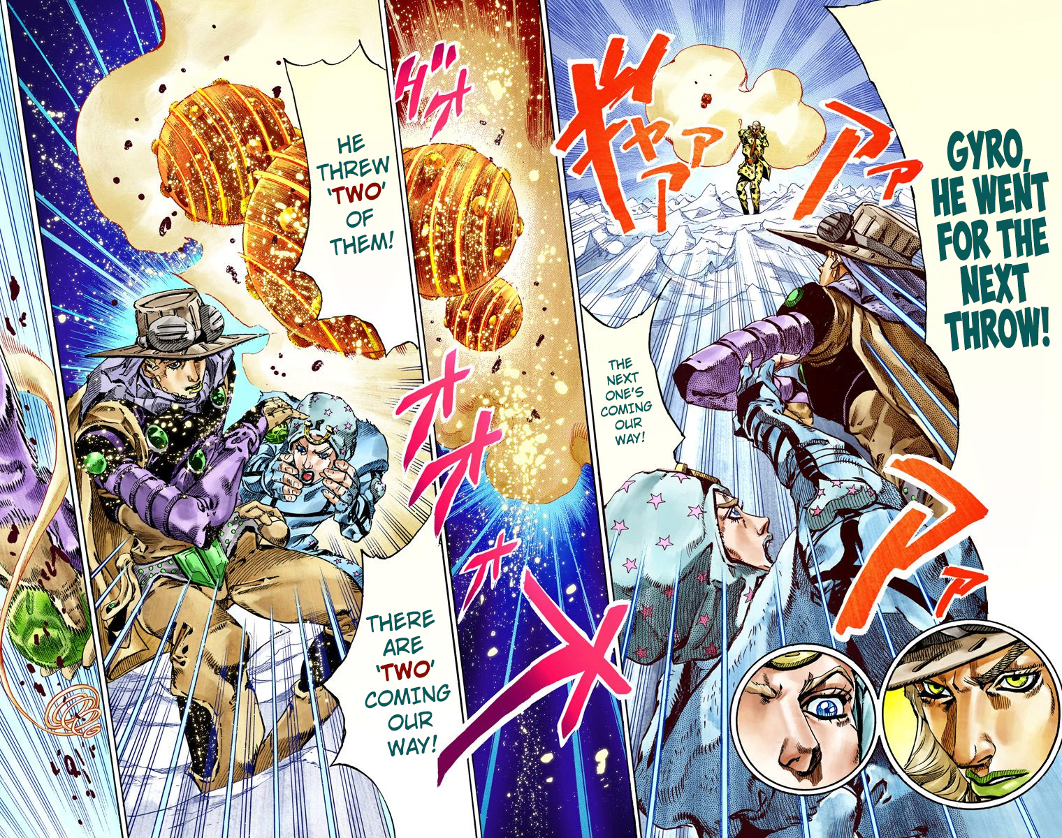 Jojo's Bizarre Adventure Part 7 - Steel Ball Run - Vol.14 Chapter 52: Wrecking Ball Part 2