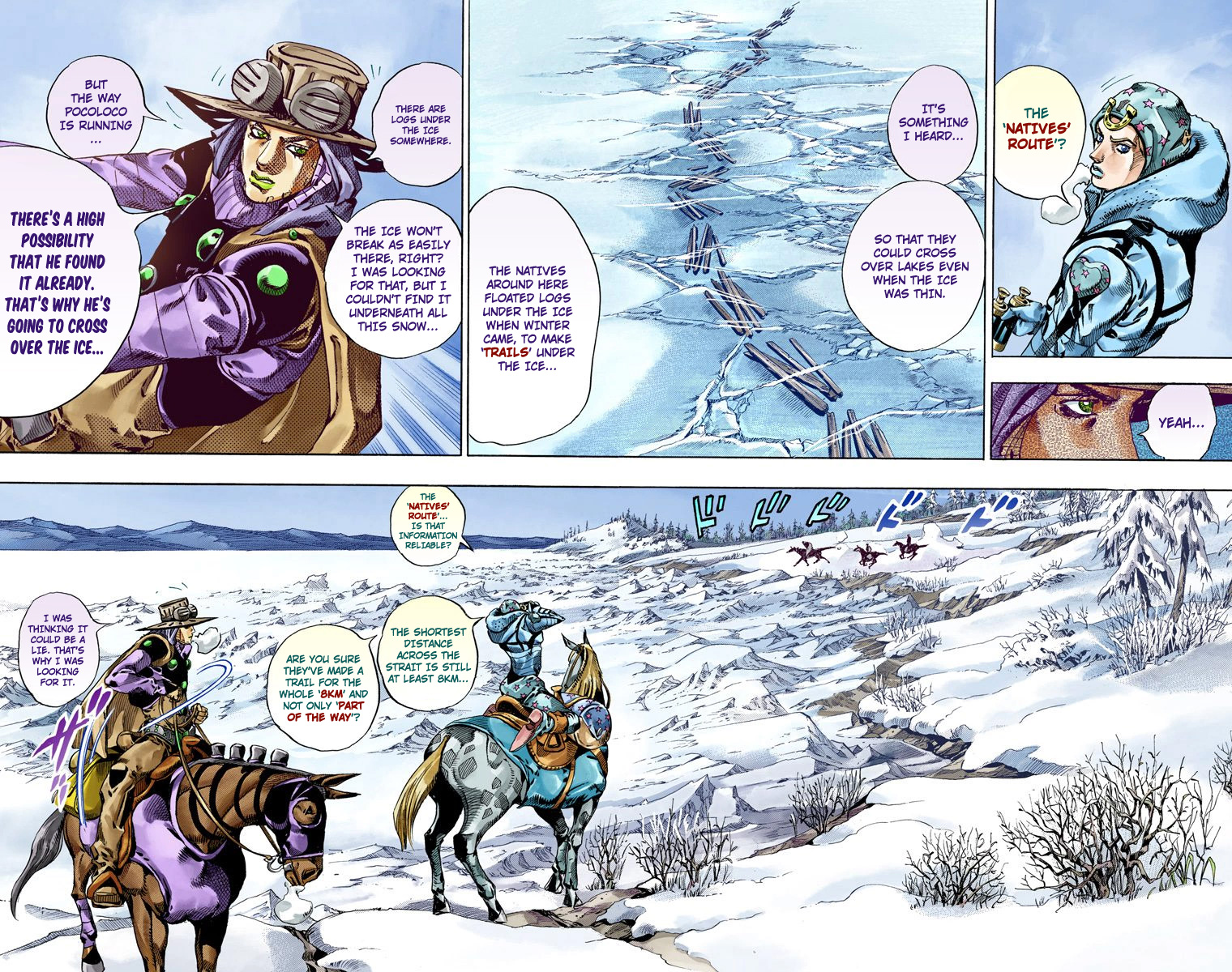 Jojo's Bizarre Adventure Part 7 - Steel Ball Run - Vol.13 Chapter 51: Wrecking Ball Part 1